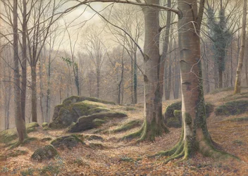 Una mañana de invierno, escarcha derritiéndose, 1885-1894