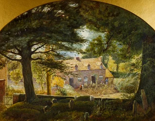 Vista desde el cementerio de Northfield, 1874