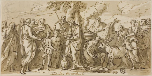 Lupercalia (recto), y Bocetos de Figuras (verso)