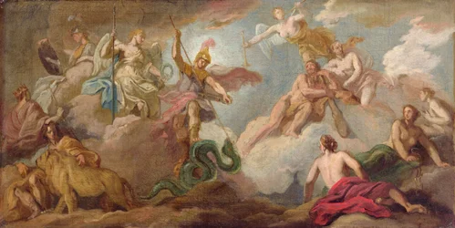 La victoria de Apolo, c.1716 (óleo sobre lienzo)