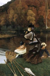 James Tissot - Otoño en el Támesis