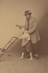 Edward Everett Hale y su hijo, ca. 1865