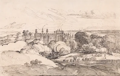 El castillo de Lea desde el bosque