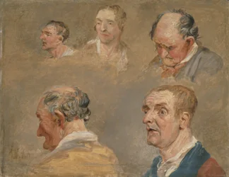 Estudios de Jacky Turner y el jardinero del reverendo Charles Hope, c.1800-15