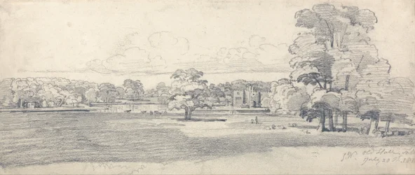 The Old Hall, Tabley, rodeado de parques, 20 de julio de 1814 (¿1819)