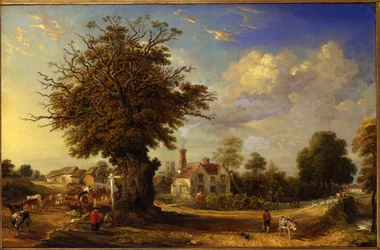 El Roble de Yeldham en Great Yeldham, Essex, 1833