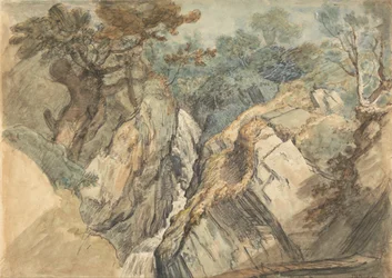 Cascada, norte de Gales