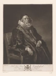 Portret de Rowland Wandesford Lord Chief Baron Wandesford (título sobre el objeto) Schilderijen uit The Houghton Gallery (título de la serie) The Houghton Gallery (título de la serie)