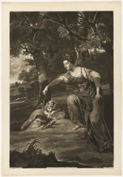 Elizabeth, Duquesa de Manchester y su hijo