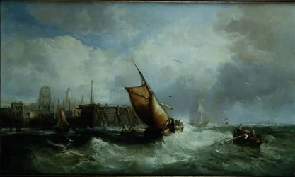 Barcos en un puerto