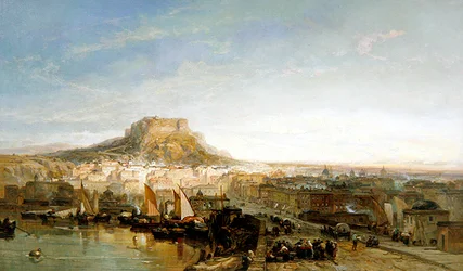 Vista de Cartagena, costa este de España