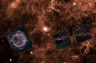 La luz de Casiopea A resuena (en el contexto del Spitzer)