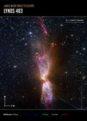 Lynds 483 (Imagen de la NIRCam Compass)