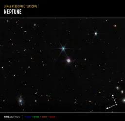Neptuno Campo Ancho (Imagen NIRCam Compass)