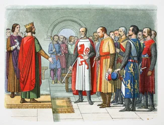 El rey Enrique III y su parlamento, Westminster