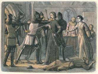 Mortimer capturado por el Rey, 1325