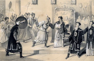 El emperador Weit-Soong y su corte, prisioneros de los tártaros