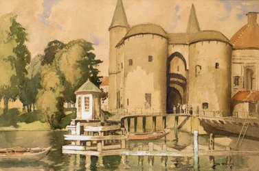 Puerta de Brujas (acuarela)
