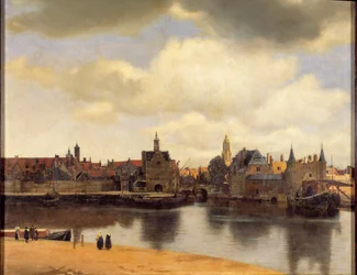 Vista de la ciudad de Delft