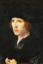 Retrato de un hombre por Jan Gossaert, c. 1527-1530