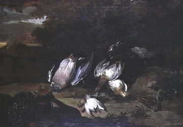 Naturaleza muerta de caza muerta