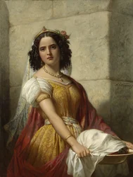 Salomé con la cabeza de Juan el Bautista, c.1861 (óleo sobre lienzo)