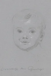 Retrato de la hija pequeña de Geerlings