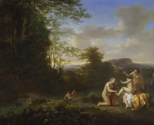 Paisaje con ninfas