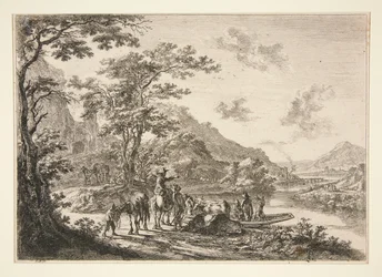 Vista del Tíber, en la Campagna