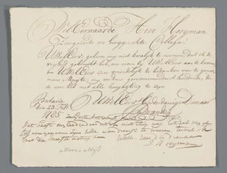Carta de Jan Brandes al reverendo Hooyman