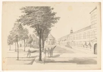 Gobierno, iglesia del castillo y guardia de dragones dentro del castillo de Batavia