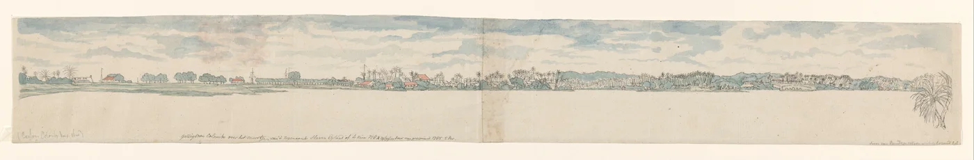 Vista de Colombo desde la isla de los esclavos