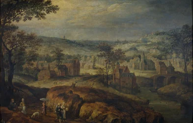 Paisaje con pueblo