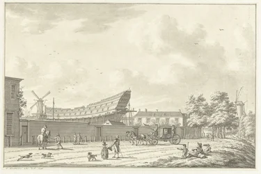 El astillero en Rotterdam
