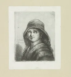 jonge vrouw pone capucha The Compleat Work of Etchings de John Chalon / Oeuvre Complette des Eaux Fortes par Jean Chalon (título de la serie)