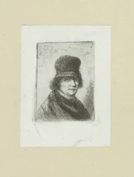 El hombre pone hoge hoed The Compleat Work of Etchings de John Chalon / Oeuvre Complette des Eaux Fortes par Jean Chalon (título de la serie)