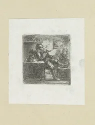 El hombre pone pijp The Compleat Work of Etchings de John Chalon / Oeuvre Complette des Eaux Fortes par Jean Chalon (título de la serie)
