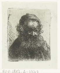 Viejo con barba y sombrero