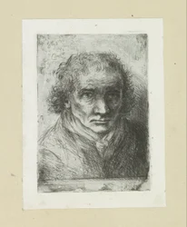 Volwassen hombre pone sjaal The Compleat Work of Etchings de John Chalon / Oeuvre Complette des Eaux Fortes par Jean Chalon (título de la serie)