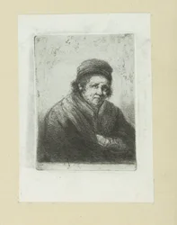 Volwassen man, naar a la derecha The Compleat Work of Etchings de John Chalon / Oeuvre Complette des Eaux Fortes par Jean Chalon (título de la serie)