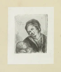 Vrouw en especie The Compleat Work of Etchings de John Chalon / Oeuvre Complette des Eaux Fortes par Jean Chalon (título de la serie)