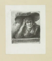 Vrouw pone azada redonda The Compleat Work of Etchings de John Chalon / Oeuvre Complette des Eaux Fortes par Jean Chalon (título de la serie)