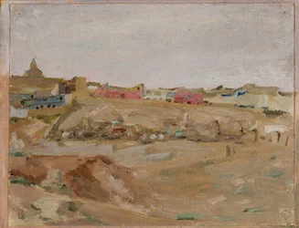 Bakú - cementerio musulmán. De un viaje a Turkestán