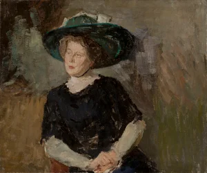 Dama con sombrero