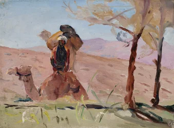 Desierto. Descanso en las montañas del Líbano. De un viaje a Palestina