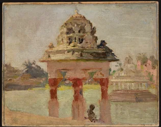 Madrás: un templo con un lago sagrado. De un viaje a la India