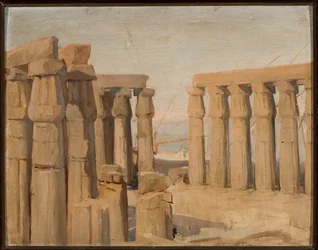 Templo en Luxor. De un viaje a Egipto