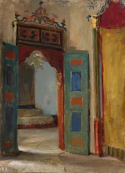 Interior del palacio del kan en Bajchisarái. De un viaje a Crimea