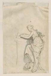 Mujer escribiendo