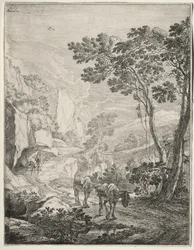 Los Dos Mulos. Rocca Aquatico cerca de Ancona